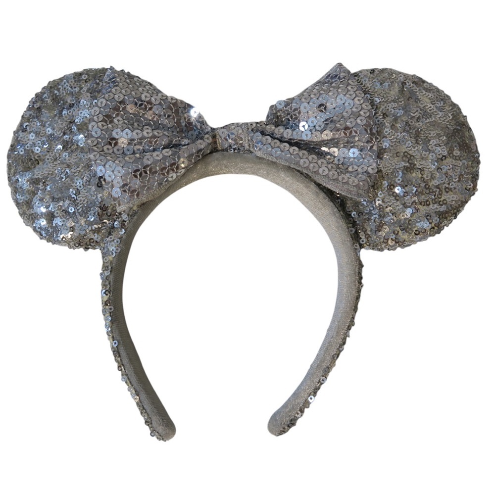 Sequin Minnie Mouse Ears Headband Disneyland Mickey Mouse Disney Festive